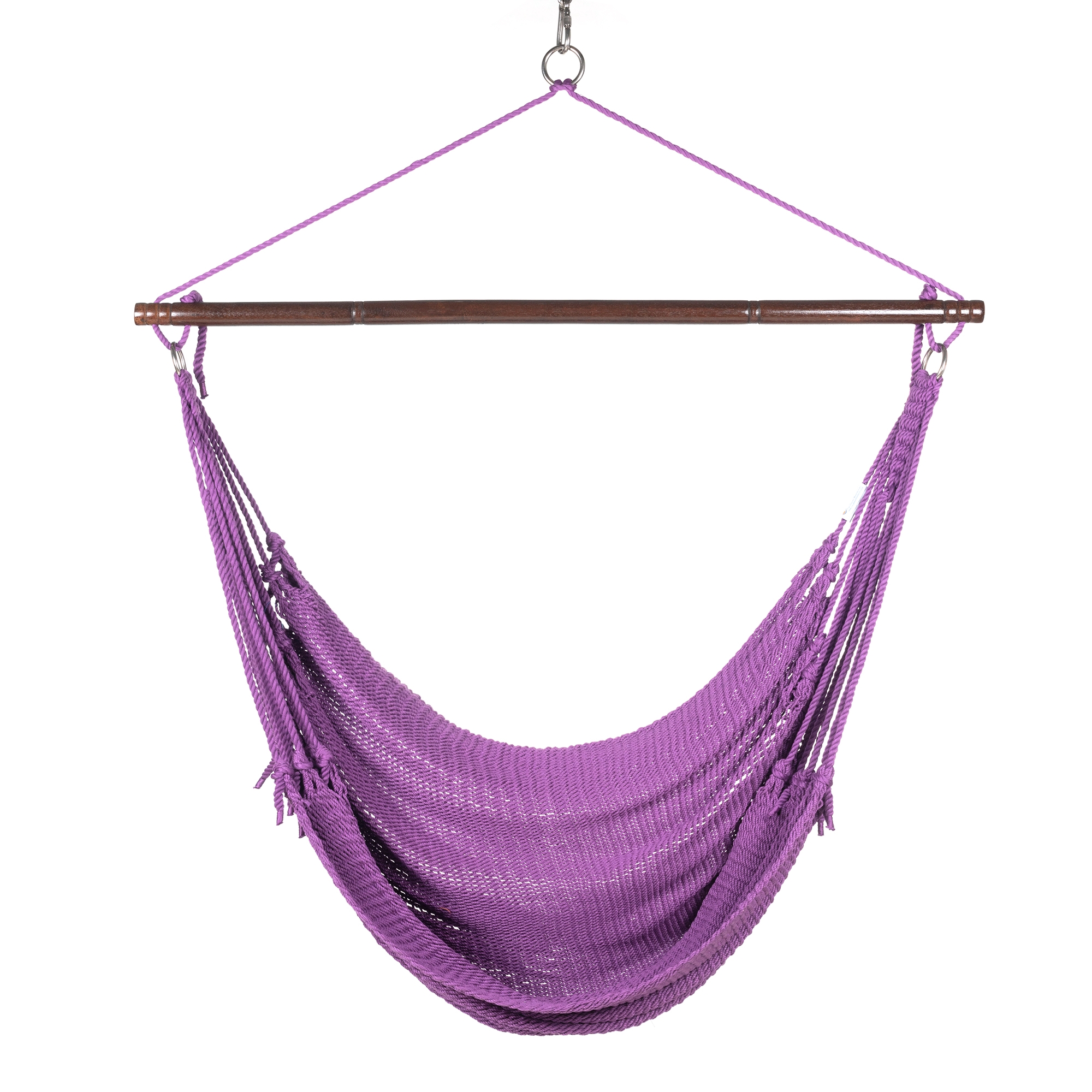 JUMBO CARIBBEAN HAMMOCK CHAIR - 55 inch - softspun polyester - PURPLE